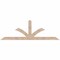 Ekena Millwork Richland Smooth Timber Gable Bracket, Douglas Fir, 108"W x 36"H x 3 1/2"D x 5 1/2"F, 8/12 Pitch GBW108X36X0406RIC00SDF - alternate 1